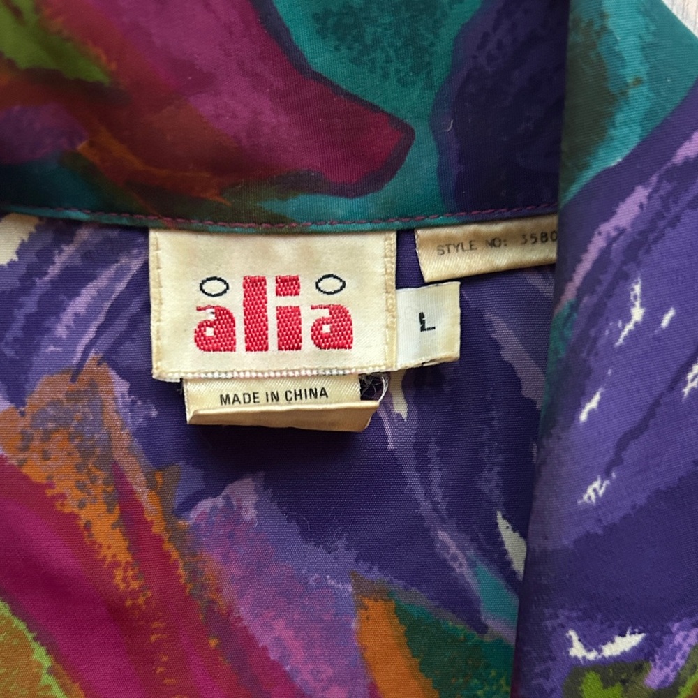 Alia Multicolor Abstract Pattern Top - Picture 3 of 5